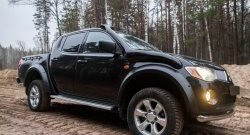 11 199 р. Пластиковый шноркель RA Mitsubishi L200 5 KK,KL рестайлинг (2018-2022)  с доставкой в г. Керчь. Увеличить фотографию 2
