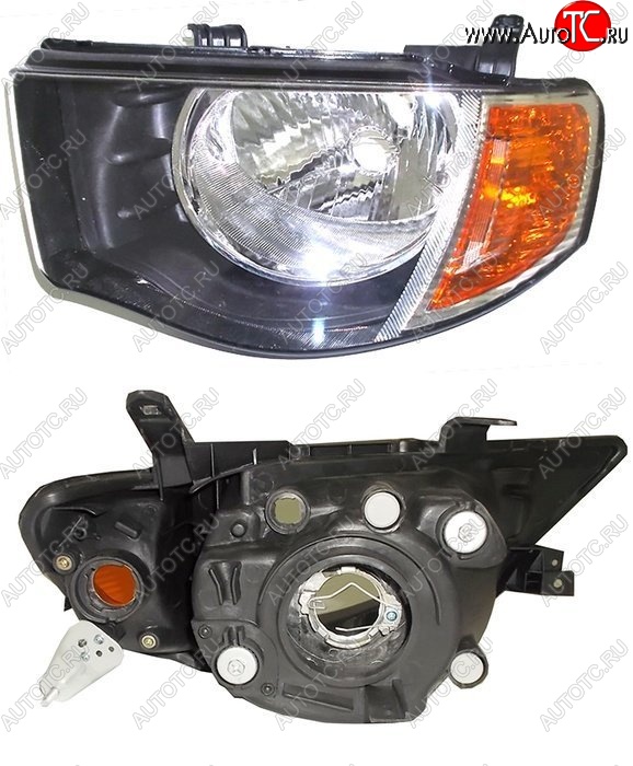 6 499 р. Левая фара SAT (OEM)  Mitsubishi L200 ( 4,  5 KK,KL) (2006-2022)  дорестайлинг, рестайлинг  с доставкой в г. Керчь
