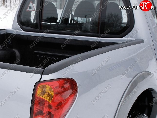 2 999 р. Накладки на борта кузова автомобиля RA  Mitsubishi L200 ( 4,  5 KK,KL) (2006-2022)  дорестайлинг, рестайлинг (Боковые борта)  с доставкой в г. Керчь