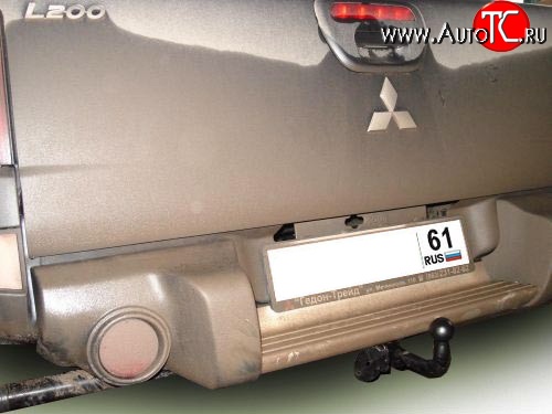 21 399 р. Фаркоп Лидер Плюс Mitsubishi L200 4  дорестайлинг (2006-2014) (Без электропакета)  с доставкой в г. Керчь