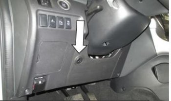 24 569 р. Замок рулевого вала FORTUS (бесштыревой) Mitsubishi L200 5 KK,KL рестайлинг (2018-2022)  с доставкой в г. Керчь. Увеличить фотографию 2