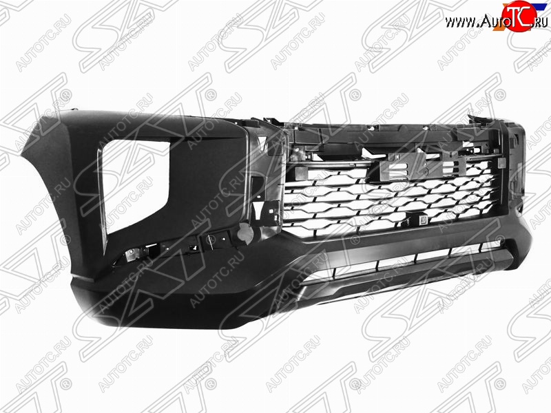 13 449 р. Передний бампер (с решеткой) SAT Mitsubishi L200 5 KK,KL рестайлинг (2018-2022) (Неокрашенный)  с доставкой в г. Керчь
