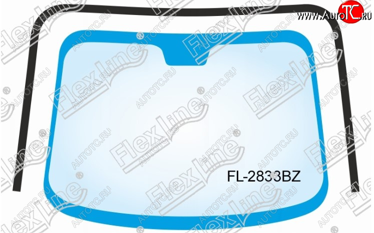 2 059 р. Молдинг лобового стекла FlexLine  Mitsubishi Lancer  10 CY (2007-2017) седан дорестайлинг, хэтчбэк дорестайлинг, седан рестайлинг, хэтчбек 5 дв рестайлинг  с доставкой в г. Керчь