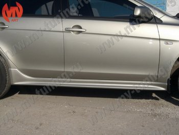 Пороги накладки INTENSE 2.0 Mitsubishi Lancer  10 CY (2007-2017) седан дорестайлинг, седан рестайлинг, хэтчбек 5 дв рестайлинг