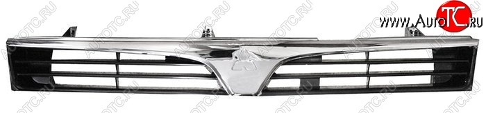 1 459 р. Решётка радиатора SAT (хром)  Mitsubishi Lancer  8 (1995-1997) дорестайлинг седан (Неокрашенная)  с доставкой в г. Керчь