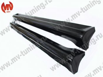 5 249 р. Пороги накладки Sport 2.0 Mitsubishi Lancer 9 CS седан 2-ой рестайлинг (2005-2009) (Неокрашенные)  с доставкой в г. Керчь. Увеличить фотографию 2