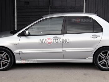 5 249 р. Пороги накладки Sport 2.0 Mitsubishi Lancer 9 CS седан 2-ой рестайлинг (2005-2009) (Неокрашенные)  с доставкой в г. Керчь. Увеличить фотографию 4