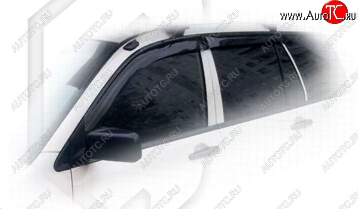 1 999 р. Дефлектора окон CA-Plastiс Mitsubishi Lancer 9 CS универсал 1-ый рестайлинг (2003-2005) (Classic полупрозрачный, Без хром.молдинга, Крепление только на скотч)  с доставкой в г. Керчь
