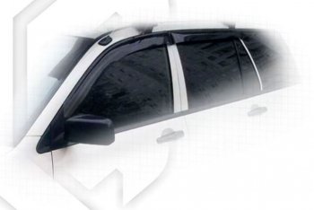 Дефлектора окон CA-Plastiс Mitsubishi Lancer Cedia 9 CS универсал (2000-2003) (Classic полупрозрачный, Без хром.молдинга)