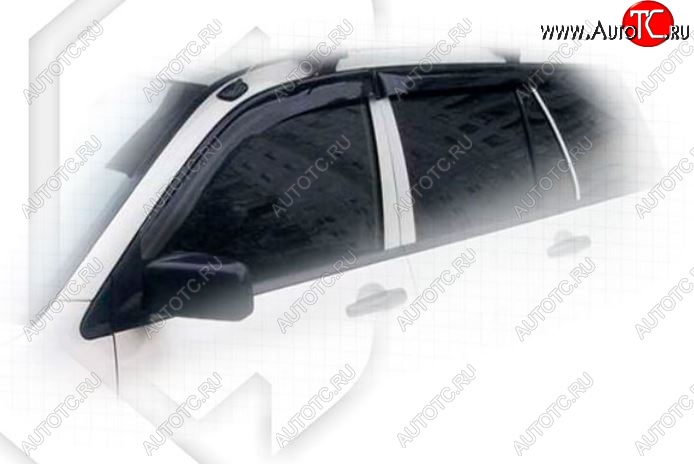 1 999 р. Дефлектора окон CA-Plastiс  Mitsubishi Lancer Cedia  9 (2000-2003) CS универсал (Classic полупрозрачный, Без хром.молдинга)  с доставкой в г. Керчь