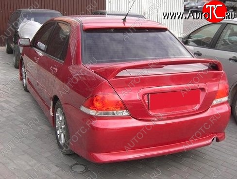 4 599 р. Козырёк на заднее стекло CT Mitsubishi Lancer 9 CS седан 1-ый рестайлинг (2003-2005) (Неокрашенный)  с доставкой в г. Керчь