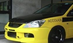10 999 р. Передний бампер EVO 9 Mitsubishi Lancer 9 CS седан 2-ой рестайлинг (2005-2009) (Неокрашенный)  с доставкой в г. Керчь. Увеличить фотографию 4