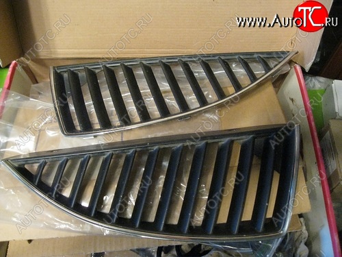 879 р. Решётки радиатора SPARD (комплект) Mitsubishi Lancer 9 CS универсал 2-ой рестайлинг (2005-2009) (Неокрашенная)  с доставкой в г. Керчь