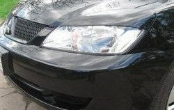 Широкие реснички на фары CT v2 Mitsubishi Lancer 9 CS универсал 1-ый рестайлинг (2003-2005)