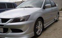 519 р. Реснички на фары Style v2 Mitsubishi Lancer 9 CS седан 2-ой рестайлинг (2005-2009) (Неокрашенные)  с доставкой в г. Керчь. Увеличить фотографию 2