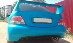 10 949 р. Задний бампер Rallyart Mitsubishi Lancer 9 CS седан 2-ой рестайлинг (2005-2009) (Неокрашенный)  с доставкой в г. Керчь. Увеличить фотографию 2