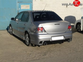 18 499 р. Задний бампер INGS Extreem  Mitsubishi Lancer  9 CS (2003-2009) седан 1-ый рестайлинг, седан 2-ой рестайлинг (Неокрашенный)  с доставкой в г. Керчь. Увеличить фотографию 3