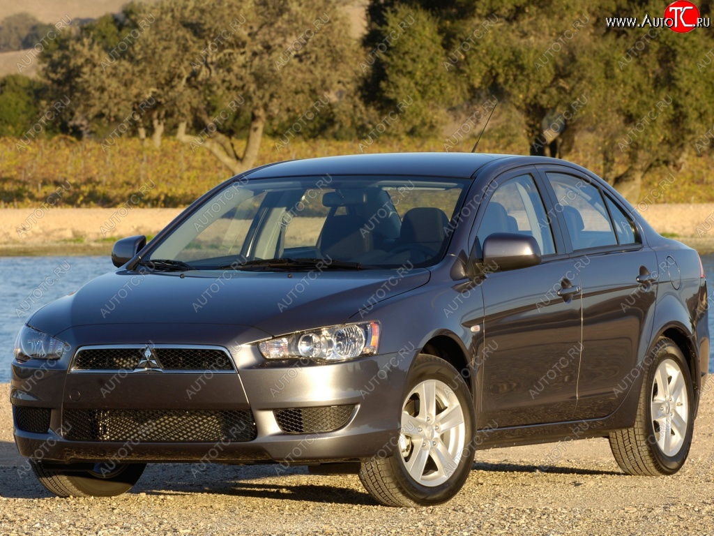 3 899 р. Передний бампер Стандартный Mitsubishi Lancer 10 CY хэтчбэк дорестайлинг (2007-2010)  с доставкой в г. Керчь