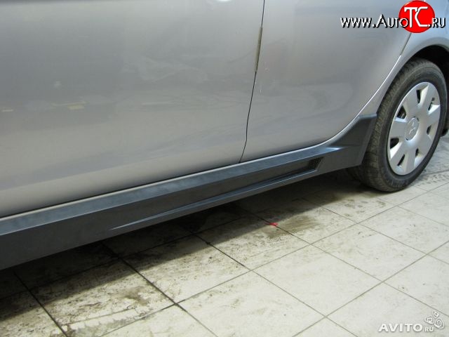 7 899 р. Пороги накладки RPM Mitsubishi Lancer 10 CY седан дорестайлинг (2007-2010) (Неокрашенные)  с доставкой в г. Керчь