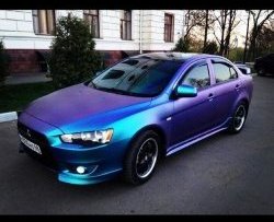 3 699 р. Пороги накладки Сток 2л Mitsubishi Lancer 10 CY седан дорестайлинг (2007-2010) (Неокрашенные)  с доставкой в г. Керчь. Увеличить фотографию 3