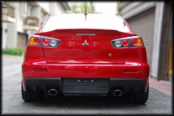 4 149 р. Лип спойлер DUCKBILL Mitsubishi Lancer 10 CY седан дорестайлинг (2007-2010) (Неокрашенный)  с доставкой в г. Керчь. Увеличить фотографию 3