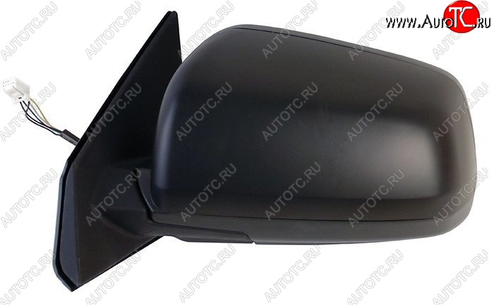 2 659 р. Боковое левое зеркало заднего вида SAT (обогрев, 5 контактов)  Mitsubishi Lancer  10 CY (2007-2017) седан дорестайлинг, хэтчбэк дорестайлинг, седан рестайлинг, хэтчбек 5 дв рестайлинг (Неокрашенное)  с доставкой в г. Керчь