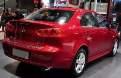 2 049 р. Лип спойлер M-VRS Mitsubishi Lancer 10 CY седан дорестайлинг (2007-2010) (Неокрашенный)  с доставкой в г. Керчь. Увеличить фотографию 3