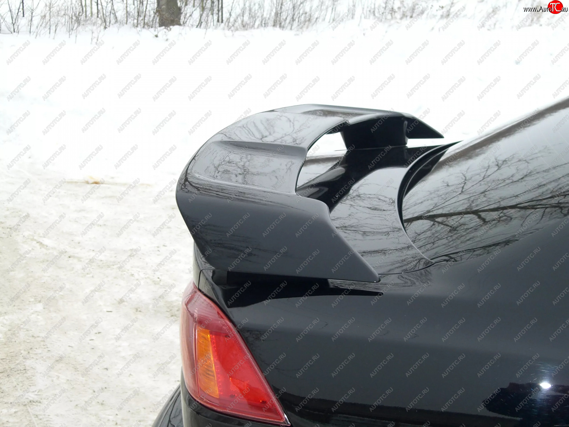 5 999 р. Спойлер 2.0 var №1 MV-Tuning Mitsubishi Lancer 10 CY седан рестайлинг (2011-2017) (Неокрашенный)  с доставкой в г. Керчь