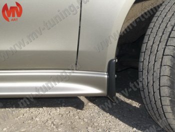 1 799 р. Передние брызговики Sport  Mitsubishi Lancer  10 CY (2007-2017) седан дорестайлинг, хэтчбэк дорестайлинг, седан рестайлинг, хэтчбек 5 дв рестайлинг  с доставкой в г. Керчь. Увеличить фотографию 2