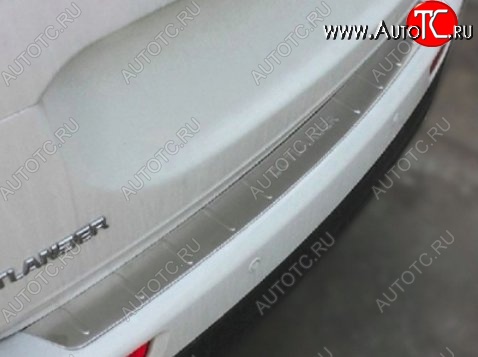 5 349 р. Защитная накладка на задний бампер СТ Mitsubishi Outlander GF 2-ой рестайлинг (2015-2018)  с доставкой в г. Керчь