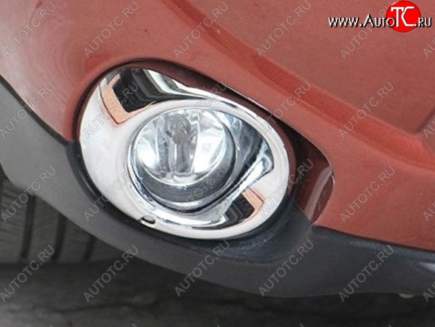 4 199 р. Подиумы противотуманных фар СТ Mitsubishi Outlander GF дорестайлинг (2012-2014)  с доставкой в г. Керчь