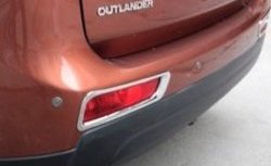 3 599 р. Накладки на задние отражатели СТ Mitsubishi Outlander GF 2-ой рестайлинг (2015-2018)  с доставкой в г. Керчь. Увеличить фотографию 2