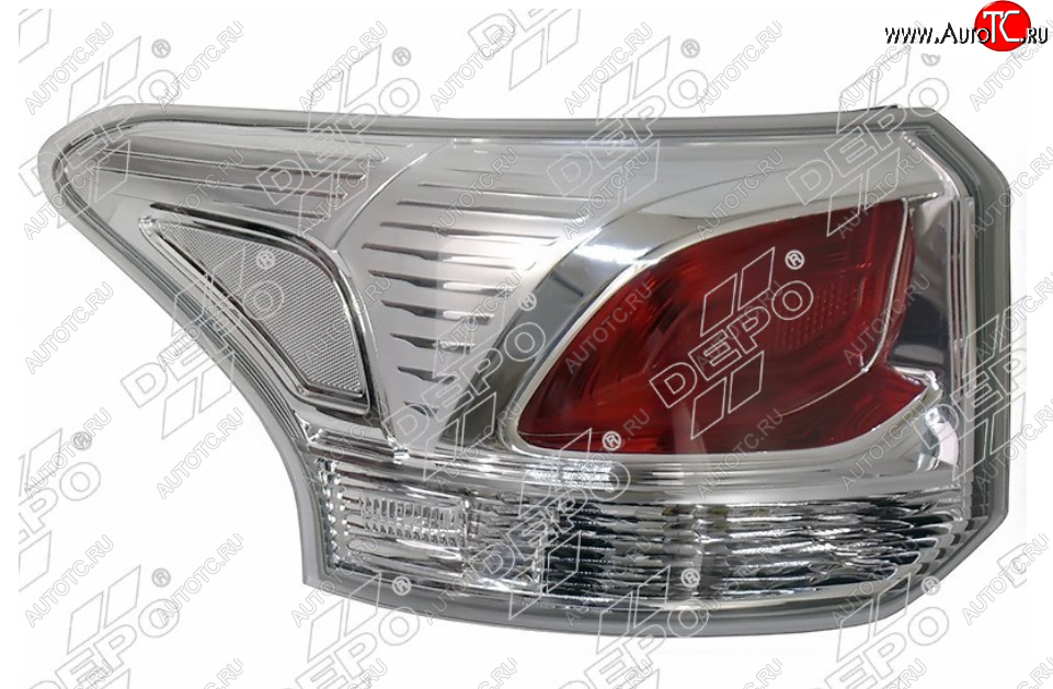 12 199 р. Левый фонарь задний DEPO  Mitsubishi Outlander  GF (2012-2016) дорестайлинг, 1-ый рестайлинг  с доставкой в г. Керчь