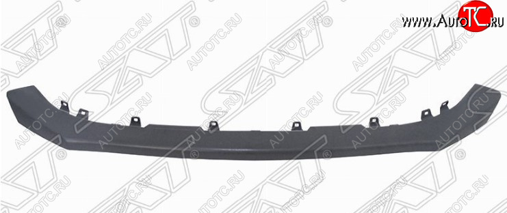 3 399 р. Вставка переднего бампера SAT (центральная нижняя)  Mitsubishi Outlander  GF (2015-2018) 2-ой рестайлинг (Неокрашенная)  с доставкой в г. Керчь