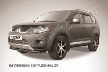 Защита переднего бампер Slitkoff Mitsubishi Outlander  XL (2005-2009) (CW)  дорестайлинг