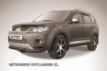 защита переднего бампера Slitkoff Mitsubishi Outlander  XL (2005-2009) (CW)  дорестайлинг