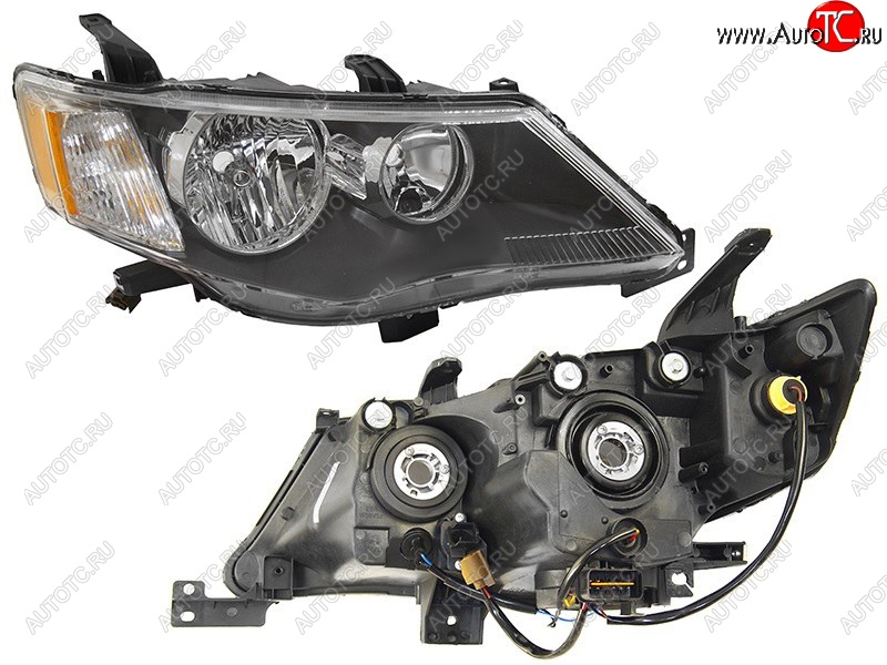 9 599 р. Правая фара SAT Mitsubishi Outlander XL (CW)  дорестайлинг (2005-2009)  с доставкой в г. Керчь