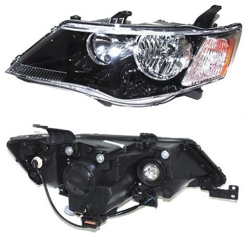 Левая фара SAT (под ксенон) Mitsubishi Outlander  XL (2005-2009) (CW)  дорестайлинг