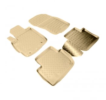 Коврики салона Norplast Unidec Mitsubishi Outlander  XL (2005-2013) (CW)  дорестайлинг, (CW)  рестайлинг (Цвет: бежевый)
