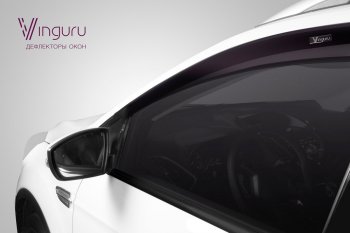 2 259 р. Дефлекторы окон Vinguru Mitsubishi Outlander CU (2003-2009)  с доставкой в г. Керчь. Увеличить фотографию 2