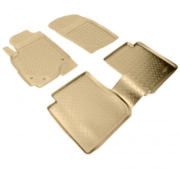 Коврики салона Norplast Unidec Mitsubishi Outlander  CU (2003-2009) (Цвет: бежевый)