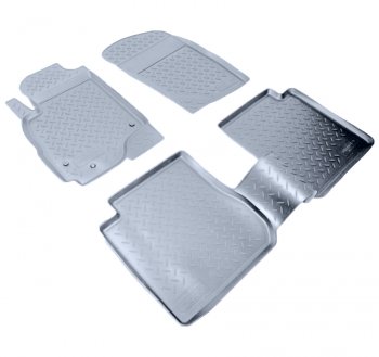 Коврики салона Norplast Unidec Mitsubishi Outlander  CU (2003-2009) (Цвет: серый)