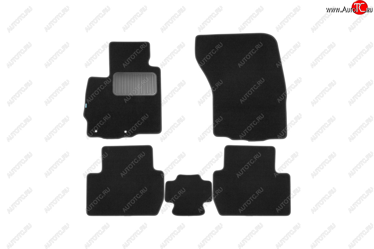 9 549 р. Текстильные коврики салона Klever Premium Mitsubishi Outlander XL (CW)  рестайлинг (2010-2013) (Черные)  с доставкой в г. Керчь