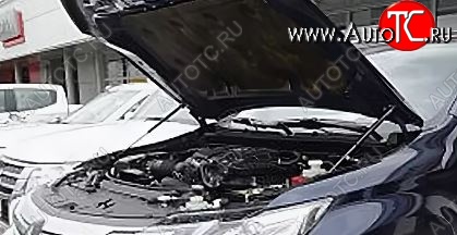 2 299 р. Упоры капота Russtal Mitsubishi Outlander GF дорестайлинг (2012-2014)  с доставкой в г. Керчь