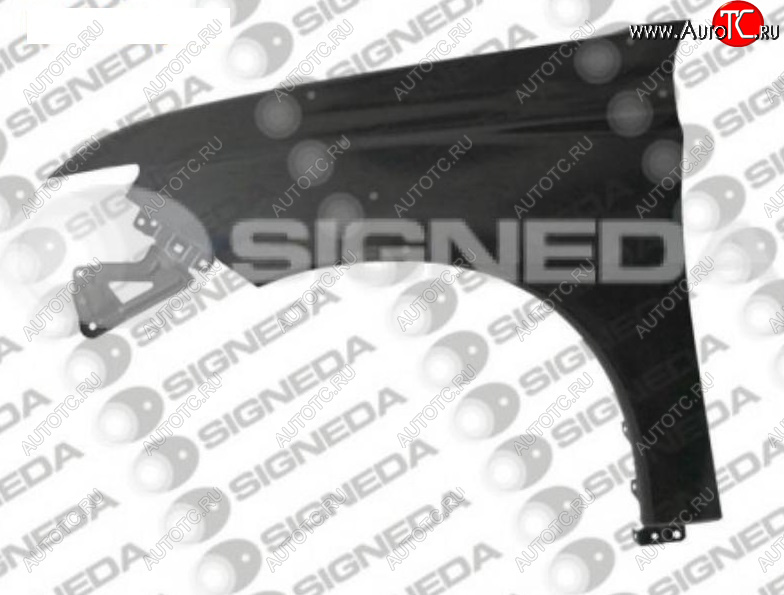 6 649 р. Левое крыло переднее SIGNEDA Mitsubishi Outlander GF дорестайлинг (2012-2014) (Неокрашенное)  с доставкой в г. Керчь