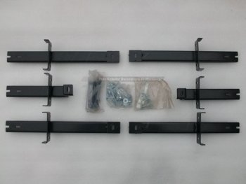 Комплект крепежа для подножек серии FUGA и М15 Winbo Mitsubishi Outlander ( XL,  GF) (2010-2018) (CW)  рестайлинг, дорестайлинг, 2-ой рестайлинг