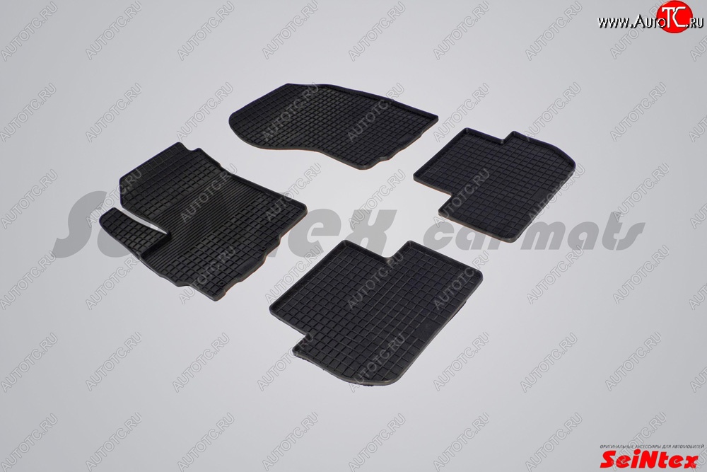 3 699 р. Износостойкие коврики в салон Seintex - Сетка Mitsubishi Outlander CU (2003-2009)  с доставкой в г. Керчь
