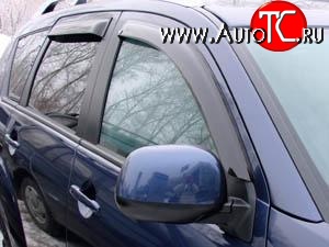 3 399 р. Дефлекторы окон (ветровики) Novline 4 шт Mitsubishi Outlander XL (CW)  рестайлинг (2010-2013)  с доставкой в г. Керчь