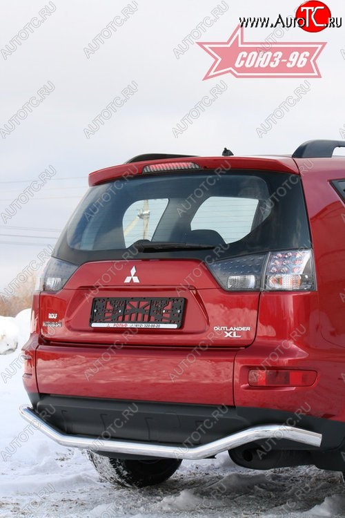10 799 р. Защита заднего бампера Souz-96 (d60) Mitsubishi Outlander XL (CW)  рестайлинг (2010-2013)  с доставкой в г. Керчь