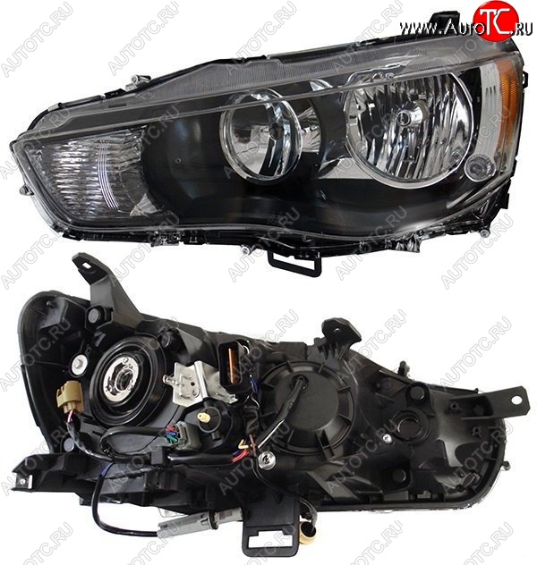 10 599 р. Левая фара SAT Mitsubishi Outlander XL (CW)  рестайлинг (2010-2013)  с доставкой в г. Керчь